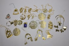 vintage Messing-Weihnachtsdeko Erzgebirge? Seltener Christbaumschmuck Mobile