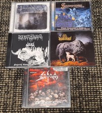 5x CD Death Black Thrash Metal
