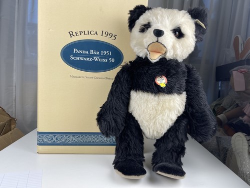 Steiff tier 408335 panda - ,