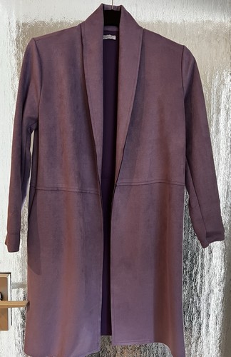 Longjacke mantel waschleder - longjacke-mantel-, waschleder-
