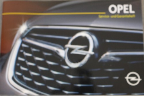 Opel garantie wartungs - garantie-, wartungs.-