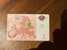 1 Gramm Feingold 999,9