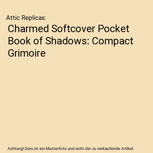 Charmed softcover pocket book - pocket,