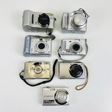 Digitalkamera Konvolut Nikon Samsung Canon Pentax 7 Stück Bastler Defekt