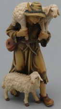 KRIPPENFIGUR KRIPPE HIRTE MIT