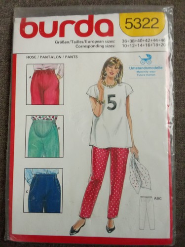 Burda 5322 umstandsmode - burda, 5322,