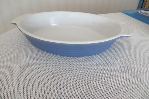 Auflaufform oval blau - auflaufform,