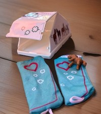 Schleich Horse Club Camping Accessoires Zelt Schlafsäcke 