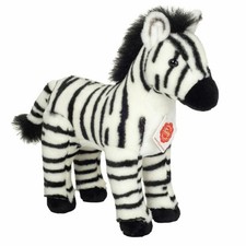 Teddy Hermann Zebra Kuscheltier Stofftier Plüschtier Wildtier Schwarz Weiß 25 cm