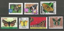 Motivsammlung; Schmetterlinge / Aus aller Welt / 7 Stück