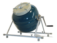 Original Alte Emaile Tisch Camping Handwaschmaschine Waschmaschine mit Kurbel