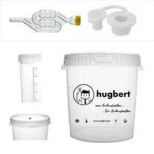 SET7 Gärbehälter mit Skala Gärungsrohr Dichtgummi Wine Bier Größen zur Auswahl