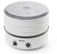 Stöckli dörrex 0076.00 Dörrautomat mit Timer und 3 Kunststoffgitter + Rezeptbuch