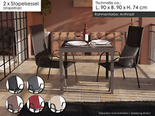 Gartenmöbel Set Alu Tisch