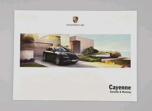 Serviceheft porsche cayenne - porsche, s