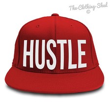 HUSTLE SNAPBACK FLAT PEAK