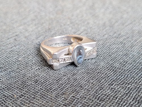 Seltener alter aquamarin - seltener, aquamarin-ring