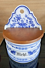 Alte Porzellan Vorratsdose -