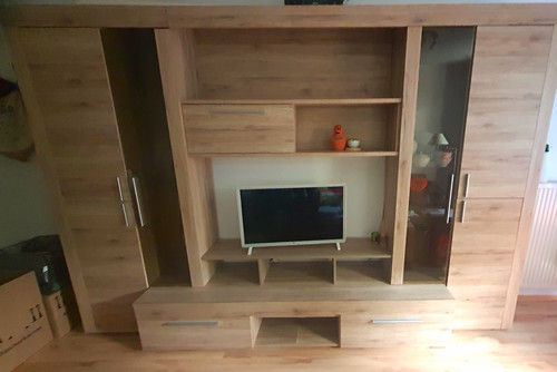Wohnwand möbel holzoptik - wohnwand, tv-möbel