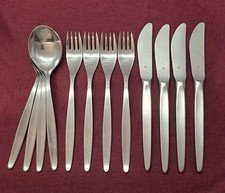 Wmf Stockholm Cromargan Menübesteck  12 teilig für 4 Personen guter Zustand 