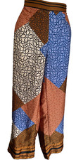 "Heine" Satin fröhlich bunte Sommerhose Strand Gr. 38 Freizeit wie Seide
