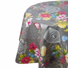 Wachstuchtischdecke Tischdecke Gartentischdecke Rund Oval Größe wählbar
