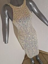 Damen Abendkleid,Ballkleid Vom Lace & Beads,UK 6,32-34,XS,Neu Ohne Etikett