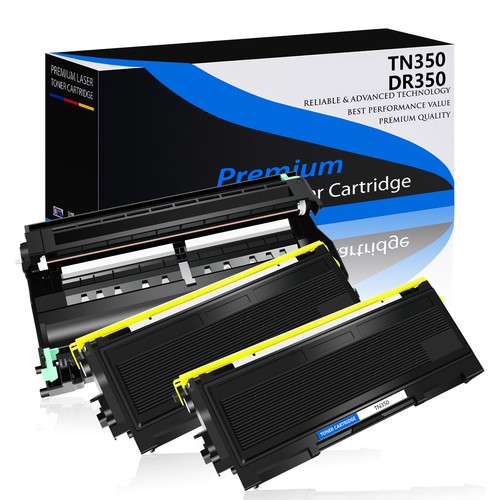 2pk tn350 toner 1pk dr350 - 2pk,