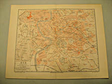 4 x Rom Stadtplan,Bilder mit