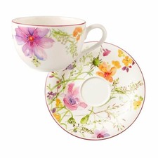 Villeroy & Boch Mariefleur Basic Kaffeeset Kaffeetasse 390ml Untertasse 190mm