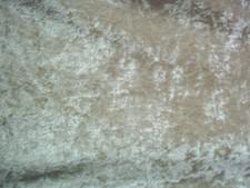 Stoffrest Pannesamt hellbeige