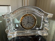 UHR-Kristall-Glas von NACHTMANN,370Gramm,Standuhr,neue Batterie,Vitrinenobjekt