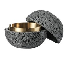 Aschenbecher Edelstahl Großer