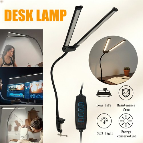 Doppelkopf schreibtischlampe - doppelkopf,
