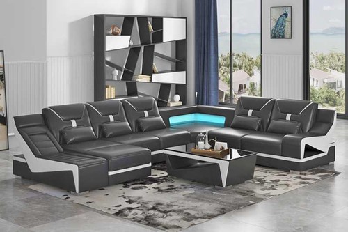 Wohnlandschaft sofa form - u,