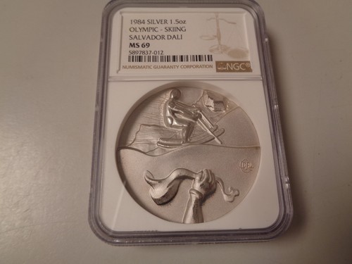 Salvador dali 1984 medaille - -,