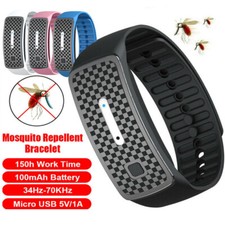 Ultrasonic Elektronisch Mosquito Repellent Bracelet Anti Moskito Fehler Armband 