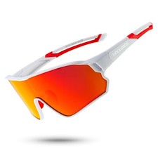 ROCKBROS Radbrille Fahrrad Brille Sonnenbrille Polarisiert UV400 Sportbrille MTB