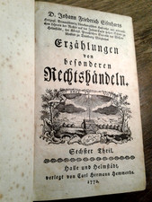 Buch antik,1772,Erzählungen