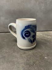 Alter Bierseidel Salzbrand 12 cm hoch 8 cm Durchmesser