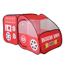 Kinder Kinder Spielhaus Indoor Outdoor Pop Up Feuerwehrauto Auto Spielzelt