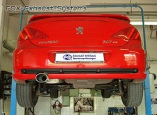  Sportauspuff Peugeot 307 CC Cabrio 129x106 oval schräg