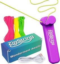 ZipString - Vivacious Violet - String Rope Launcher - Fidget Toy, Loop Lasso