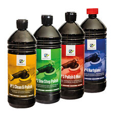 Nextzett (Einszett 1Z) Politur-Startpaket XL No1 + No2 + No3 + No4 je 1000ml