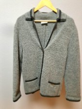 Stapf Austria Strickjacke Janker Wolle Gr.  38, Grau