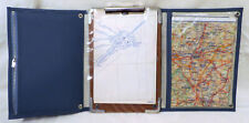 Vintage Flug - Navigationsmappe / Flight Navigation Folder