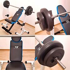 Komplettes Home-Gym Fitnessgeräte: Hantelset & Fitness-Equipment Top-Zustand !