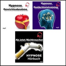 3 x Hypnose Hörbuch mp3 -