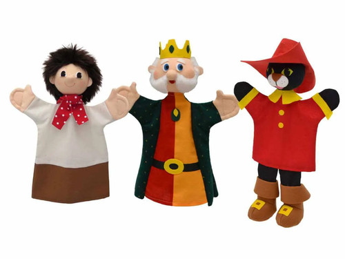 Set handpuppen gestiefelter - set,