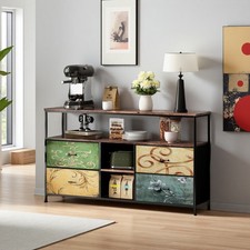 TV Schrank mit LED-Leuchten TV